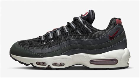 nike air max 95 zwart anthracite aluminum|nike anthracite team red.